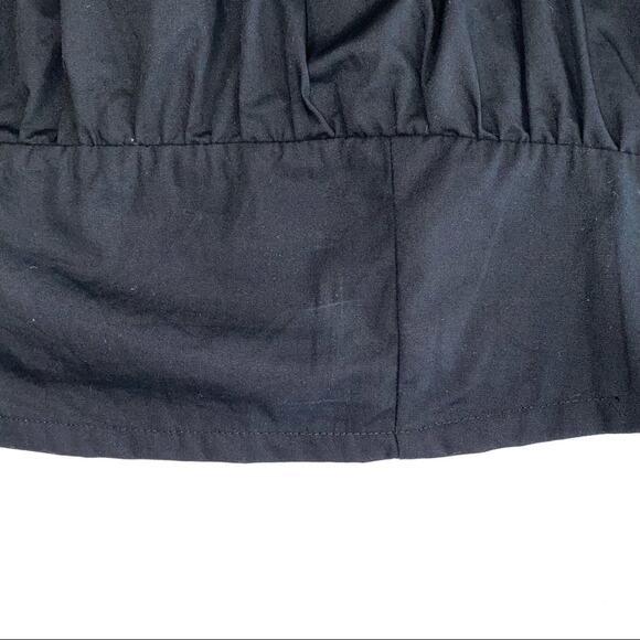 NWT H&M Black Gathered Tank Crop Top Size Small - Picture 10 of 10